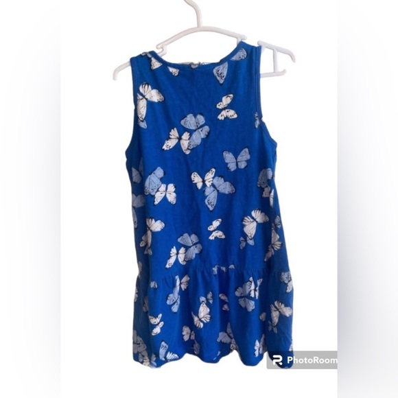 H&M Other - H&m  blue butterfly dress 3T